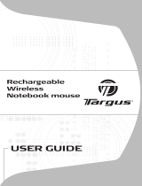 Targus Rechargeable Wireless Notebook Mouse Manual do usuário