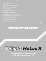 Thrustmaster Thrustmaster T-Flight Stick X PS3 Manual do usuário