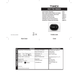 Timex Foot Pod Manual do proprietário
