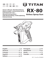 Titan RX-80 Instruções de operação