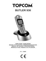 Topcom Butler 930 Guia de usuario