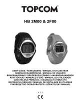 Topcom Watch HB 2M00 Manual do usuário