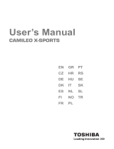 Toshiba Camileo X-Sports Instruções de operação