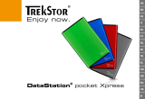Trekstor DataStation pocket Xpress Manual do usuário