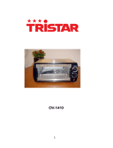 Tristar Oven 10 ltr stainless steel Instruções de operação