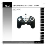 Trust Compact Gamepad Dual Stick - PC en PS2 Manual do proprietário