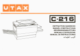 Utax C 216 Instruções de operação