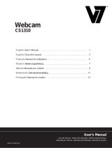 V7 Professional Webcam 1310 Manual do usuário