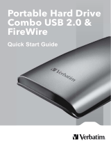 Verbatim Portable Hard Drive Combo USB Manual do usuário