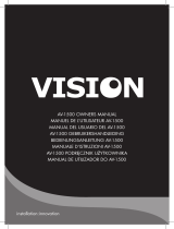 Vision AV-1500 Manual do usuário