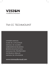 Vision TM-CC TECHMOUNT Manual do usuário