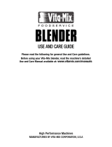 Vita-Mix Inc. Blender Manual do usuário