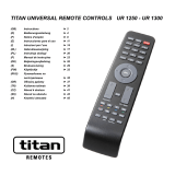 Vivanco TITAN UR 1300 - DEVICE BRAND CODE LIST Manual do proprietário