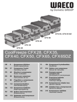 Waeco CoolFreeze CFX28, CFX35, CFX40, CFX50, CFX65, CFX65DZ Instruções de operação