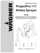 WAGNER ProjectPro 117 Farbspritz Manual do usuário