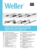 Weller WXMP Set Instruções de operação