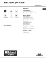 Hotpoint-Ariston BTSZ 1620 I/HA Kühlschrank Manual do proprietário