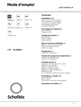 Scholtes LTE 14-H208 A .R Manual do proprietário
