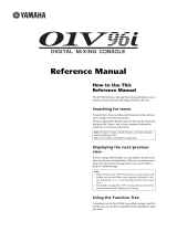 Yamaha 01V96i Manual do usuário