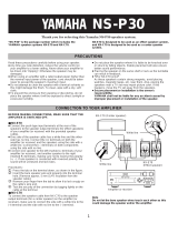 Yamaha NS-P30 Manual do usuário