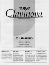 Yamaha CLP-250 Manual do proprietário