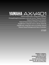 Yamaha AX-V401 Manual do proprietário