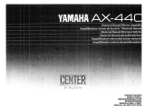 Yamaha AX-440 Manual do proprietário