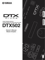 Yamaha DTX-502 Manual do usuário