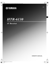 Yamaha HTR-6130BL - 500 Watt Home Theater Receiver Manual do proprietário