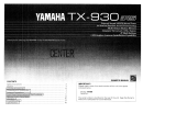 Yamaha TX-930 Manual do proprietário
