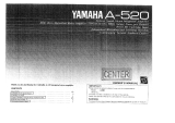 Yamaha P-520 Manual do proprietário