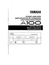 Yamaha A100 Manual do usuário