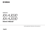 Yamaha RX-A2030 Manual do proprietário