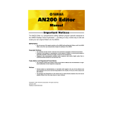 Yamaha AN200 Manual do proprietário