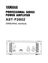 Yamaha AST-P2602 Manual do proprietário