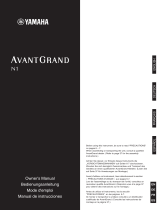 Yamaha AvantGard N1 Manual do proprietário