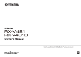 Yamaha RX-V481 Manual do usuário