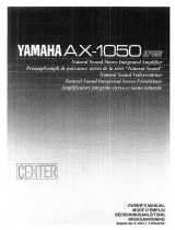 Yamaha AX-1050 Manual do proprietário