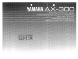 Yamaha AX-300 Manual do proprietário