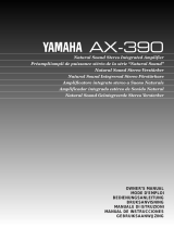 Yamaha AX-390 Manual do proprietário