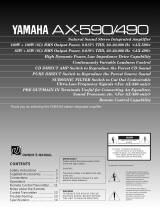 Yamaha AX-590 Manual do usuário