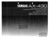 Yamaha AX-430 Manual do proprietário