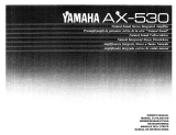 Yamaha AX-530 Manual do proprietário