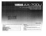 Yamaha AX-700U Manual do proprietário