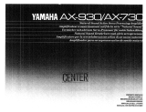 Yamaha AX-730 Manual do proprietário