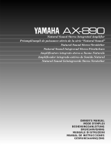 Yamaha AX-890 Manual do usuário