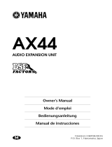 Yamaha AX44 Manual do proprietário