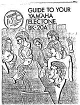 Yamaha BK-5 Manual do proprietário