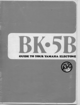 Yamaha BK-5B Manual do proprietário