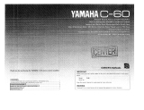 Yamaha C-60 Manual do proprietário